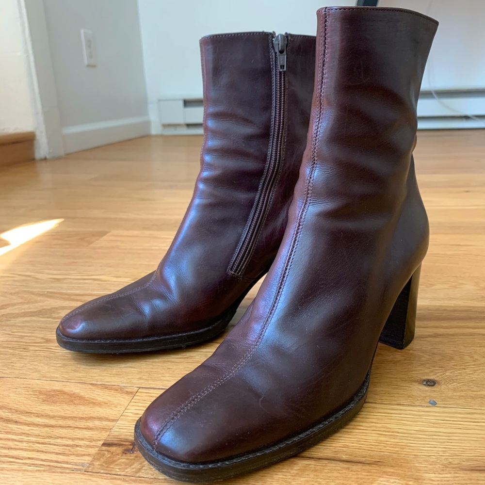 Vintage brown Italien leather boots